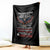 I Am A Grumpy Veteran I Served I Sacrificed I Dont Regret Throw Blanket American Flag Bald Eagle - Wonder Print Shop