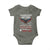 I Am A Grumpy Veteran I Served I Sacrificed I Dont Regret Baby Onesie American Flag Bald Eagle - Wonder Print Shop