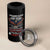 I Am A Grumpy Veteran I Served I Sacrificed I Dont Regret 4 in 1 Can Cooler Tumbler American Flag Bald Eagle - Wonder Print Shop