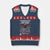 I Am A Grumpy Veteran I Served I Sacrificed I Dont Regret V-Neck Knit Sweater Vest American Flag Bald Eagle - Wonder Print Shop