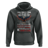 I Am A Grumpy Veteran I Served I Sacrificed I Dont Regret Hoodie American Flag Bald Eagle - Wonder Print Shop