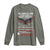 I Am A Grumpy Veteran I Served I Sacrificed I Dont Regret Long Sleeve Shirt American Flag Bald Eagle - Wonder Print Shop