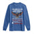 I Am A Grumpy Veteran I Served I Sacrificed I Dont Regret Long Sleeve Shirt American Flag Bald Eagle - Wonder Print Shop