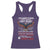 I Am A Grumpy Veteran I Served I Sacrificed I Dont Regret Racerback Tank Top American Flag Bald Eagle - Wonder Print Shop