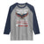 I Am A Grumpy Veteran I Served I Sacrificed I Dont Regret Raglan Shirt American Flag Bald Eagle - Wonder Print Shop