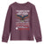 I Am A Grumpy Veteran I Served I Sacrificed I Dont Regret Youth Sweatshirt American Flag Bald Eagle - Wonder Print Shop