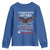 I Am A Grumpy Veteran I Served I Sacrificed I Dont Regret Youth Sweatshirt American Flag Bald Eagle - Wonder Print Shop
