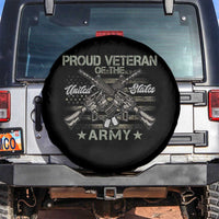 Proud Veteran Of The United States Army Spare Tire Cover USA Flag Camouflage - Wonder Print Shop