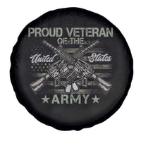 Proud Veteran Of The United States Army Spare Tire Cover USA Flag Camouflage - Wonder Print Shop