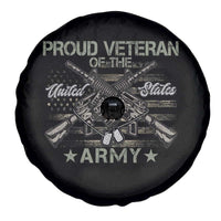 Proud Veteran Of The United States Army Spare Tire Cover USA Flag Camouflage - Wonder Print Shop