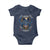 US Navy Veteran Service Honor Sacrifice Baby Onesie Vintage Bald Eagle American Flag Anchor - Wonder Print Shop