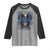 US Navy Veteran Service Honor Sacrifice Raglan Shirt Vintage Bald Eagle American Flag Anchor - Wonder Print Shop