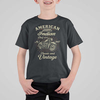 American Legendary Motorcycle Indian Chief T Shirt For Kid Classic And Vintage Bikers Club - Wonder Print Shop