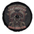 American Legendary Motorcycle Indian Biker Club Spare Tire Cover Vintage Native American Skull Chief - Wonder Print Shop