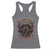 American Legendary Motorcycle Indian Biker Club Racerback Tank Top Vintage Native American Skull Chief - Wonder Print Shop
