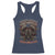 American Legendary Motorcycle Indian Biker Club Racerback Tank Top Vintage Native American Skull Chief - Wonder Print Shop