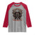 American Legendary Motorcycle Indian Biker Club Raglan Shirt Vintage Native American Skull Chief - Wonder Print Shop