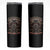 American Legendary Motorcycle Indian Biker Club Skinny Tumbler Vintage Native American Skull Chief - Wonder Print Shop