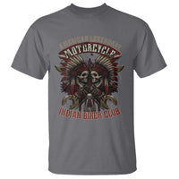 American Legendary Motorcycle Indian Biker Club T Shirt Vintage Native American Skull Chief - Wonder Print Shop
