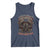 American Legendary Motorcycle Indian Biker Club Tank Top Vintage Native American Skull Chief - Wonder Print Shop