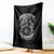 Never Underestimate An Old Man Who Has Native Blood And Motorcycle Throw Blanket Native American Biker - Wonder Print Shop