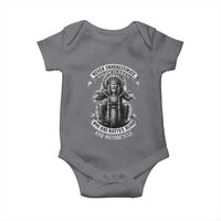 Never Underestimate An Old Man Who Has Native Blood And Motorcycle Baby Onesie Native American Biker - Wonder Print Shop