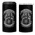 Never Underestimate An Old Man Who Has Native Blood And Motorcycle 4 in 1 Can Cooler Tumbler Native American Biker - Wonder Print Shop