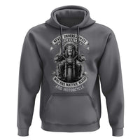 Never Underestimate An Old Man Who Has Native Blood And Motorcycle Hoodie Native American Biker - Wonder Print Shop