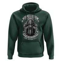 Never Underestimate An Old Man Who Has Native Blood And Motorcycle Hoodie Native American Biker - Wonder Print Shop