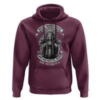Never Underestimate An Old Man Who Has Native Blood And Motorcycle Hoodie Native American Biker - Wonder Print Shop