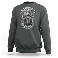Never Underestimate An Old Man Who Has Native Blood And Motorcycle Sweatshirt Native American Biker - Wonder Print Shop