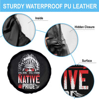 Still Here Still Strong Native Pride Spare Tire Cover Native American Feather - Wonder Print Shop