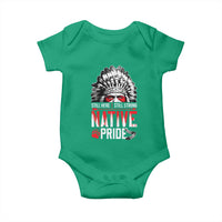 Still Here Still Strong Native Pride Baby Onesie Native American Feather - Wonder Print Shop