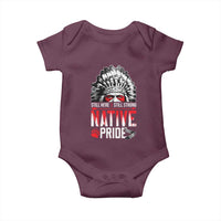 Still Here Still Strong Native Pride Baby Onesie Native American Feather - Wonder Print Shop