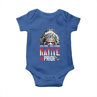 Still Here Still Strong Native Pride Baby Onesie Native American Feather - Wonder Print Shop