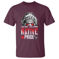 Still Here Still Strong Native Pride T Shirt Native American Feather - Wonder Print Shop