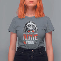 Still Here Still Strong Native Pride T Shirt For Women Native American Feather - Wonder Print Shop