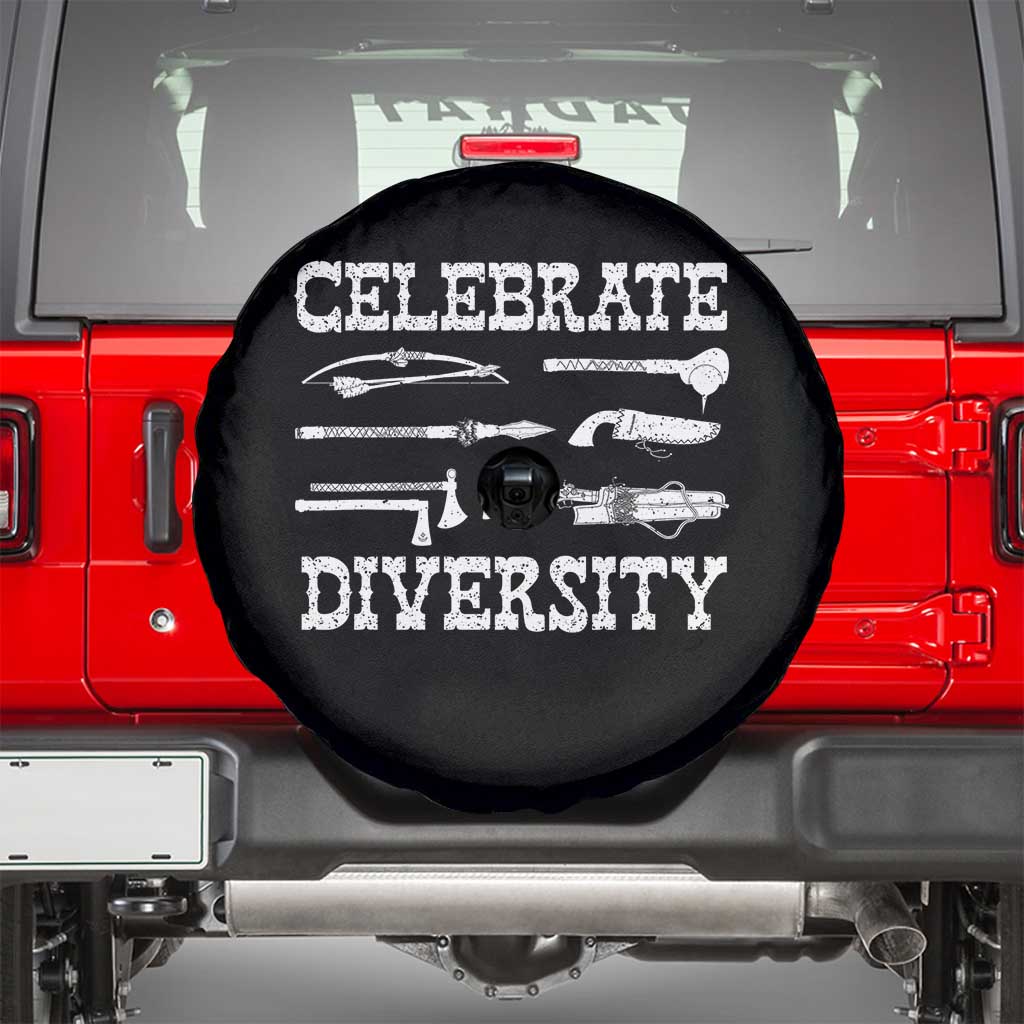 Native American Weapon Celebrate Diversity Spare Tire Cover Indigenous Pride - Wonder Print Shop