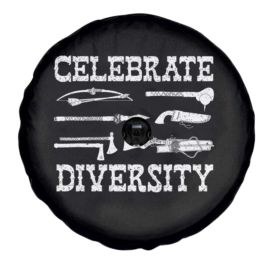 Native American Weapon Celebrate Diversity Spare Tire Cover Indigenous Pride - Wonder Print Shop