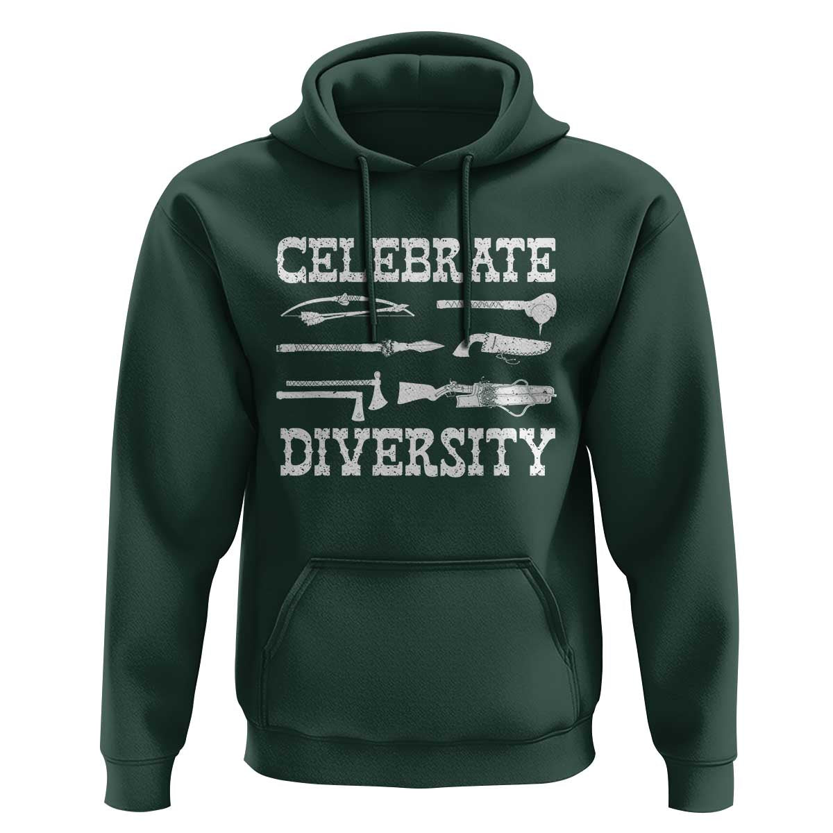 Native American Weapon Celebrate Diversity Hoodie Indigenous Pride - Wonder Print Shop