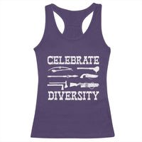 Native American Weapon Celebrate Diversity Racerback Tank Top Indigenous Pride - Wonder Print Shop