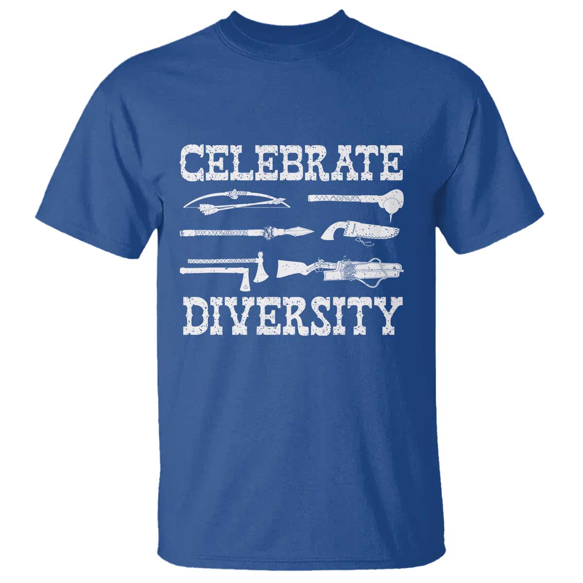 Native American Weapon Celebrate Diversity T Shirt Indigenous Pride - Wonder Print Shop