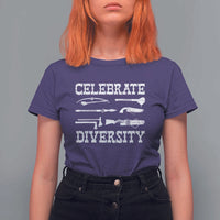 Native American Weapon Celebrate Diversity T Shirt For Women Indigenous Pride - Wonder Print Shop