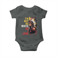 I Am Not As White As I Look Baby Onesie Native American Indian Day Pride - Wonder Print Shop
