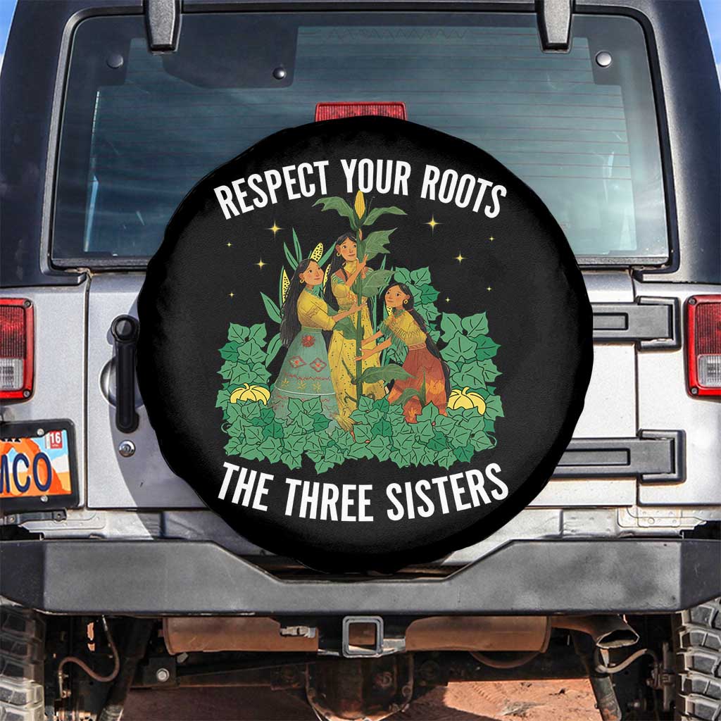 Three Sisters Respect Your Roots Spare Tire Cover Native American Heritage History Month - Wonder Print Shop