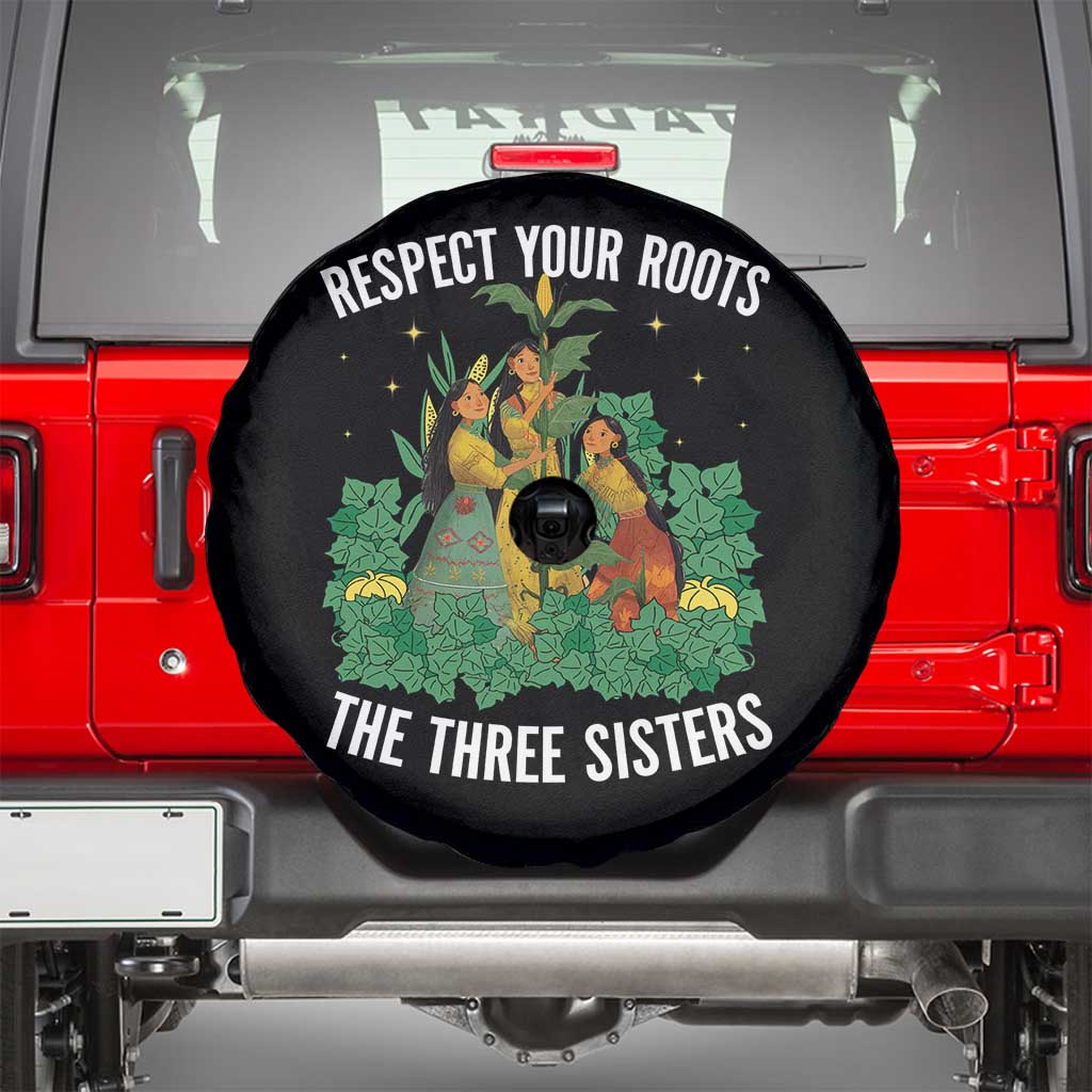 Three Sisters Respect Your Roots Spare Tire Cover Native American Heritage History Month - Wonder Print Shop