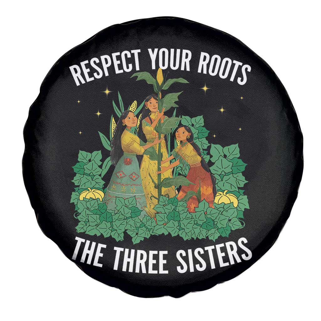 Three Sisters Respect Your Roots Spare Tire Cover Native American Heritage History Month - Wonder Print Shop