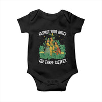 Three Sisters Respect Your Roots Baby Onesie Native American Heritage History Month - Wonder Print Shop