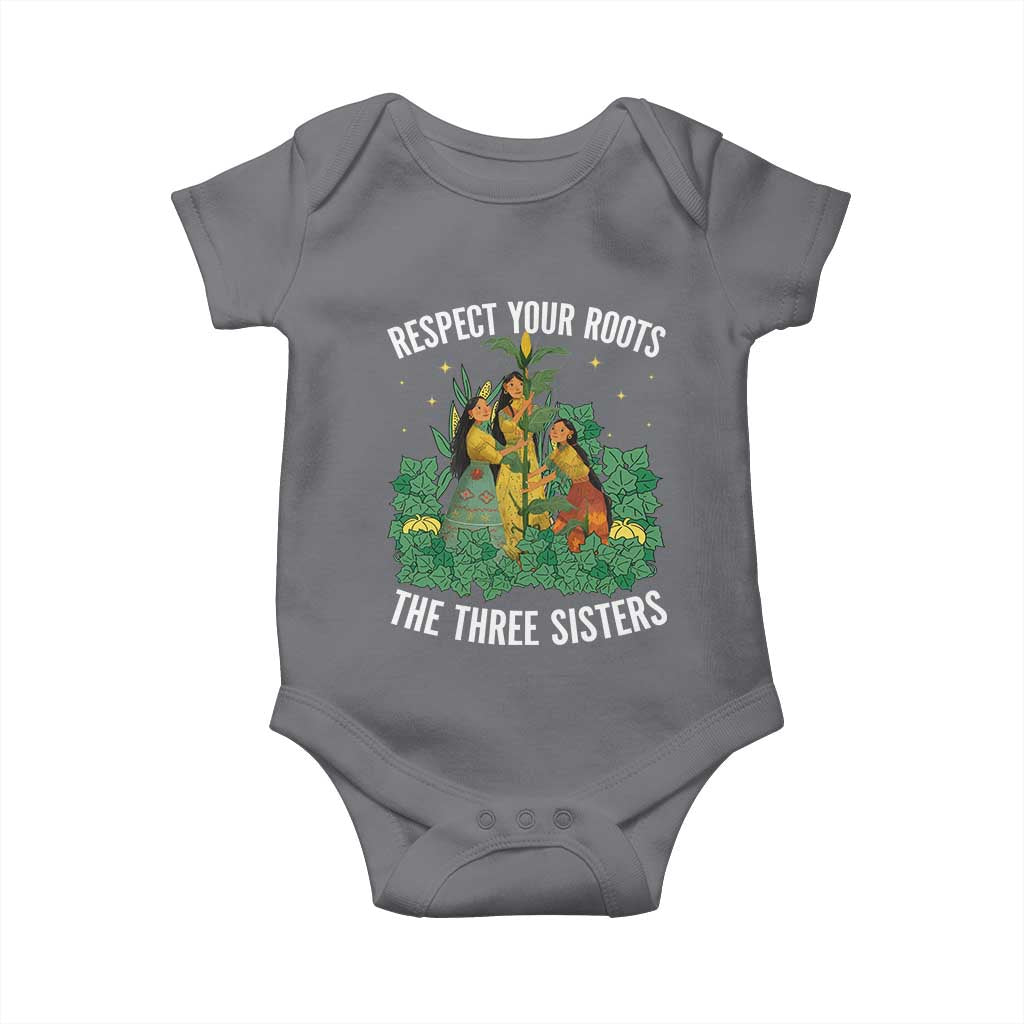 Three Sisters Respect Your Roots Baby Onesie Native American Heritage History Month - Wonder Print Shop