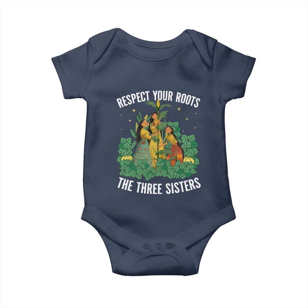 Three Sisters Respect Your Roots Baby Onesie Native American Heritage History Month - Wonder Print Shop